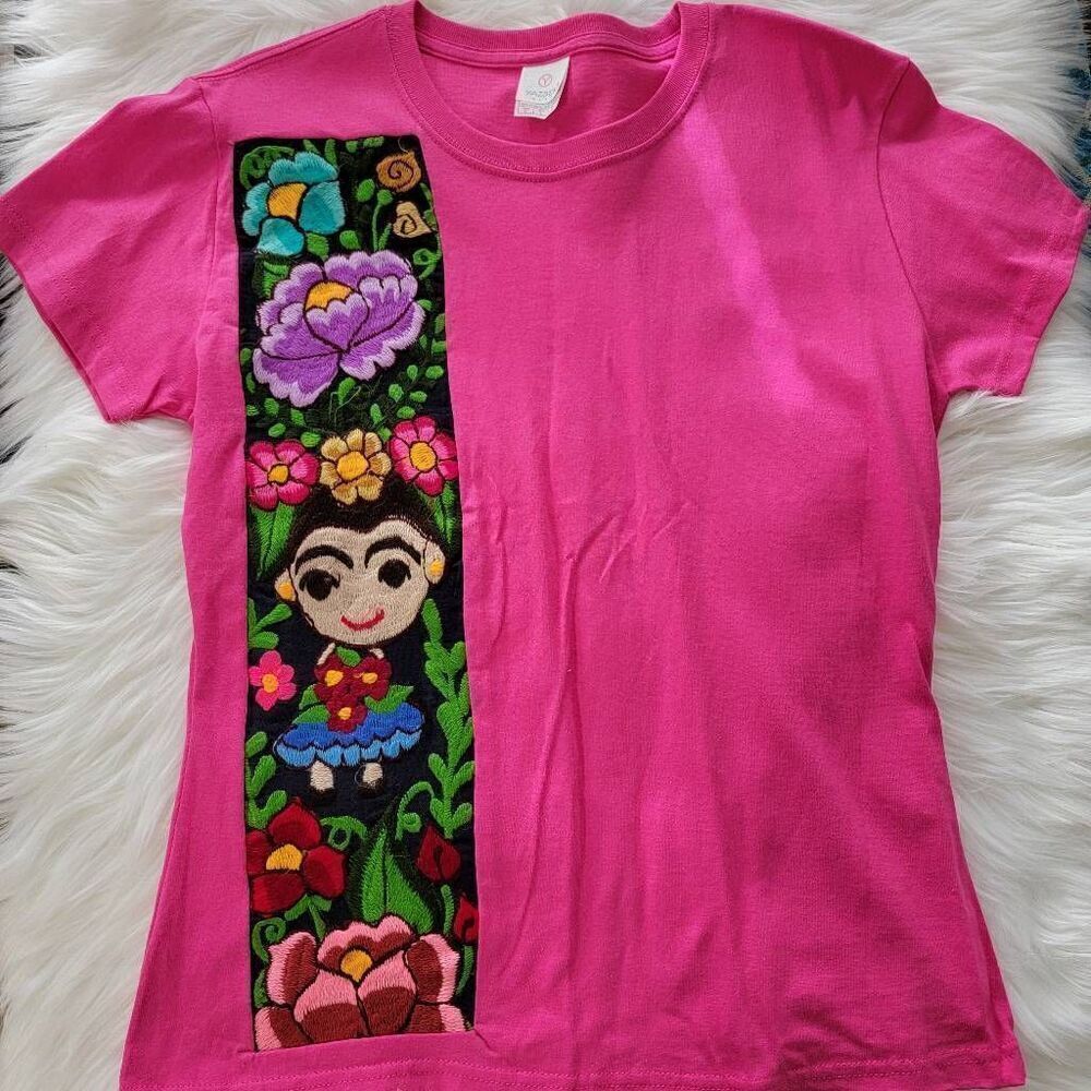 Mexican Frida Kahlo T-Shirt for Woman